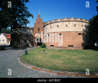 Rundbastion Salzwedeler mit Stadttor à Gardelegen, Altmark Banque D'Images