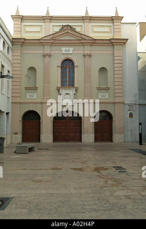 L'église. Ancien couvent franciscain de San Roque (construit au 16ème cent. Par Charles Borgia) Gandia. Communauté de Valence. Espagne Banque D'Images