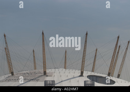 Le Millenium Dome / O2 Centre London roof Banque D'Images