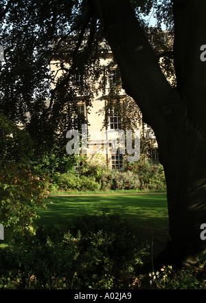 Corpus Christi College bâtiments et Fellows Garden Banque D'Images