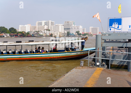 Grand Palace Pier Bangkok en Thaïlande. Banque D'Images