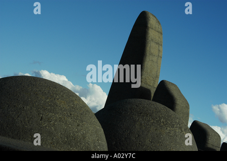 La langue afrikaans Taal monument se trouve sur le versant sud de Paarl Rock Banque D'Images