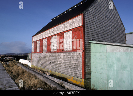 Image de cabanes de pêche à Seal Cove sur l'île Grand Manan dans la baie de Fundy Banque D'Images