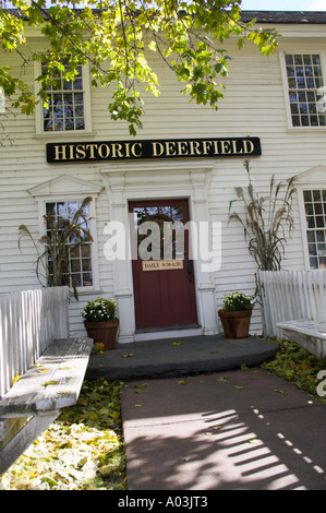 Old Deerfield Village en automne Deerfield Massachusetts Banque D'Images