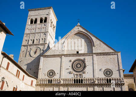 Cattedrale di S Rufino Assisi Italie PG Banque D'Images