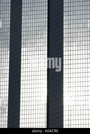 Plein cadre de gratte ciel, close-up view Banque D'Images