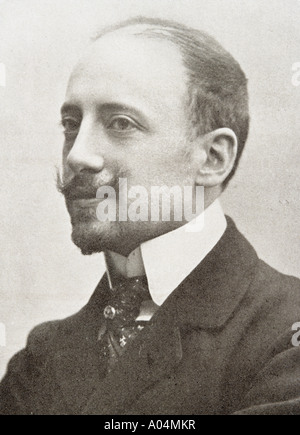 GABRIELE d'Annunzio, prince de Montenevoso, duc d'Gallois, 1863 - 1938. Poète, journaliste, dramaturge et soldat italien. Banque D'Images