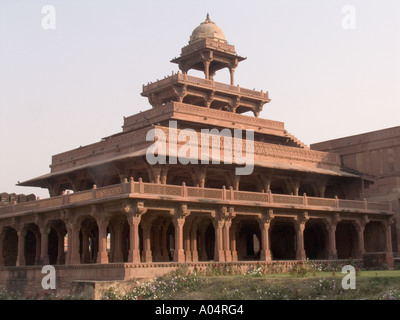 FATEHPUR SIKRI Uttar Pradesh Inde Novembre Panch Mahal pavilion un palais de 5 étages dans cette ville de la Victoire Banque D'Images