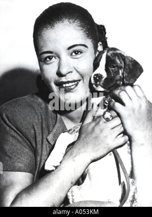 BILLIE HOLIDAY La chanteuse de jazz américain 1915 - 1959 Banque D'Images