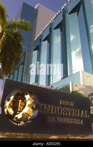 Banco de Venezuela industrielle bank tower sur l'Avenue Brickell à Miami en Floride Banque D'Images