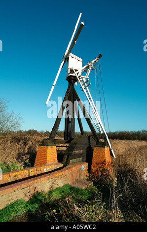 Bazin, comment hill, Norfolk Broads, Angleterre Banque D'Images