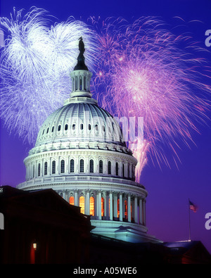 USA - WASHINGTON DC : le Capitole Banque D'Images