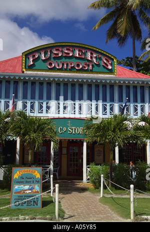Pussers Pub Road Town Tortola Iles Vierges britanniques Caraïbes Banque D'Images