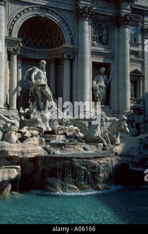 Fontaine de Trevi Rome Banque D'Images