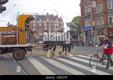 Amsterdam, la brasserie Heineken Dray Banque D'Images