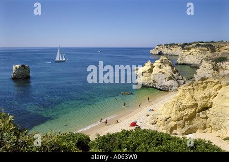 Algarve, Portugal, près de. Armacao De Pera, Vila Vita Parc beach Banque D'Images