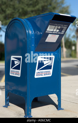 Mail Box, le Service postal des États-Unis, Haines City, Florida, USA Banque D'Images