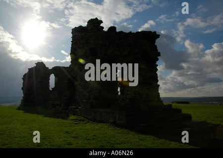 Sandal Castle Wakefield West Yorkshire théâtre de la bataille de Wakefield 1460 où Richard Plantagenêt le duc d'York est tombé Banque D'Images