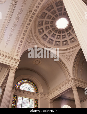 L'intérieur du dôme de l'église St Stephen's Walbrook Londres Banque D'Images