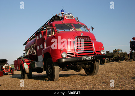 Vintage fire engine Bedford, Great Dorset Steam Fair, England, UK Banque D'Images