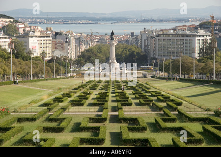 Portugal Lisbonne Parque Eduardo VII Banque D'Images