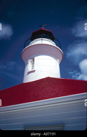 phare à Pot-à-l'eau-de-vie, 200 rue Hayward, Rivière-du-Loup, QC G5R 3Y9 Banque D'Images