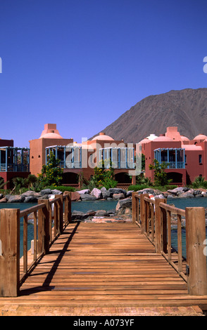 Hôtel Hyatt à Taba Heights en Égypte. Banque D'Images