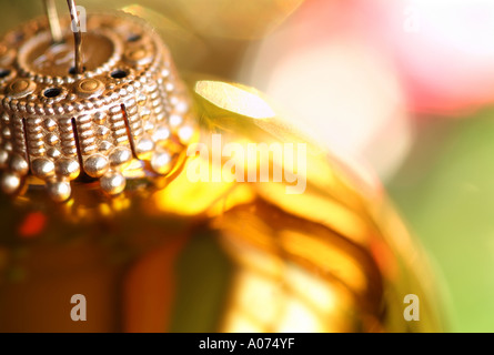 Arbre de Noël Décoration babiole Banque D'Images