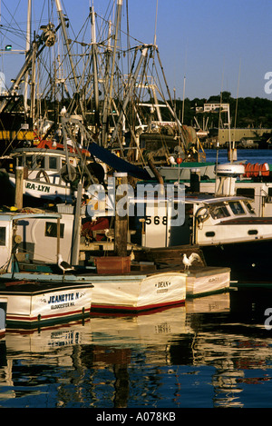 Un bateau de pêche de la flotte Glouscester, Massachusetts. Banque D'Images