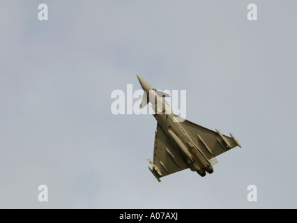 Lors d'un exercice à l'Eurofighter RAF Moray Ecosse. 4160-394 XAV Banque D'Images