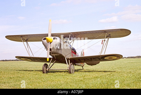 Isaacs Fury II G AYJY biplan léger sur un terrain d'herbe en UK UE Banque D'Images