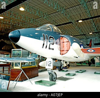 Supermarine Scimitar F 1 1956 à 1966 XD317 RNAS Yeovilton Musée UK UE Banque D'Images