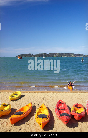 Kayaks Paihia Nouvelle-zélande Northland Banque D'Images