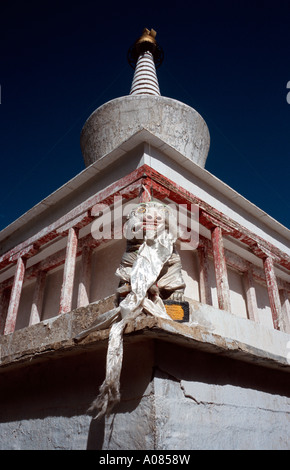 23 juillet 2006 - Un des principaux stupas de Labrang monastère dans la ville chinoise de Xiahe dans la région tibétaine de la province du Gansu. Banque D'Images