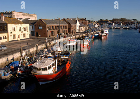 Port de Weymouth, dans le Dorset England UK Banque D'Images