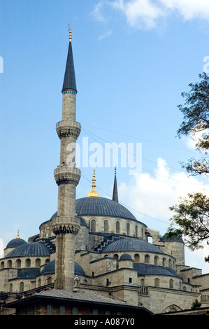 La belle, à l'étourdissement, la Mosquée Bleu, Ciel et nuages, Istanbul, Turquie, l'Europe. DSC 6974 Banque D'Images