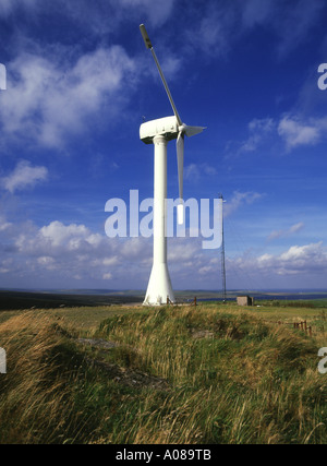 Dh Burgar hill ÉOLIENNE Orcades UK Howden expérientiel 300KW de puissance de l'énergie, au Royaume-Uni, Ecosse Banque D'Images