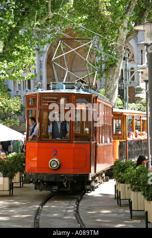 Mallorca, Orangenexpress orangesexpress Nostalgie Bahn train nostalgie à Soller Banque D'Images