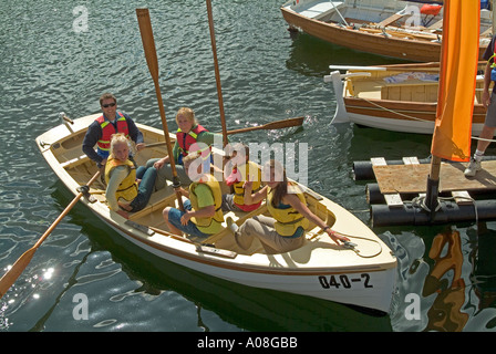 Bateau en bois d'Australie Hobart Tasmanie Festival 2005 Banque D'Images