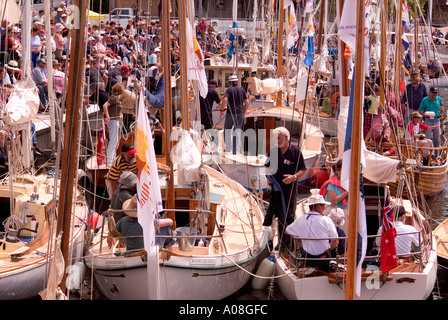 Bateau en bois d'Australie Hobart Tasmanie Festival 2005 Banque D'Images