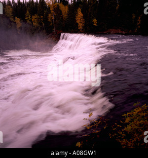 Rivière Murtle & Dawson Falls, parc provincial Wells Gray près de Clearwater, BC - Thompson Okanagan, Colombie-Britannique, Canada Banque D'Images