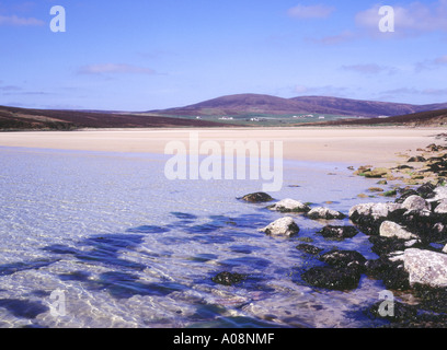 dh Waulkmill Bay ORPHIR ORKNEY Plage de sable fin mer mer mer tranquille bleu ciel bleu ciel côte paysage calme sable fin été royaume-uni îles ecosse Banque D'Images