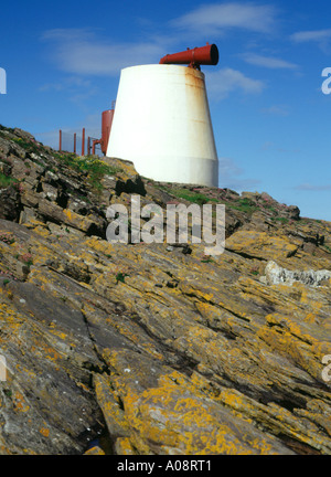 dh Kinnaird Head Phare FRASERBURGH ABERDEENSHIRE Foghorn nlhb navigation scotland scottish FOG Horn Banque D'Images