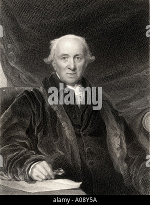 John Julius Angerstein, 1732 - 1823. Homme d'affaires de London et l'assureur Lloyd's, un mécène des beaux-arts et un collecteur. Banque D'Images