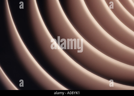 L'ajout de bandes en spirale, la machine abstraite, les schémas répétitifs. Banque D'Images