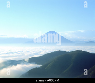 Le Mt Fuji Shizuoka ken Japon Banque D'Images