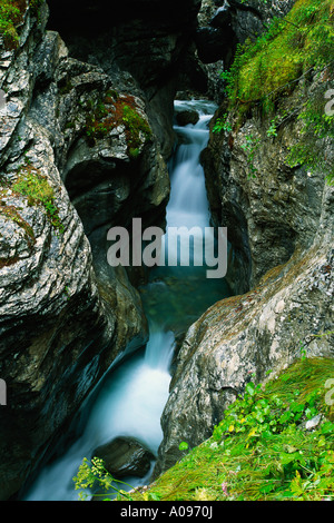 Gorges de Rosenlaui, Suisse Banque D'Images