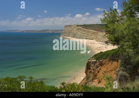 Le Portugal, l'Algarve, Praia de Mos beach près de Lagos Banque D'Images