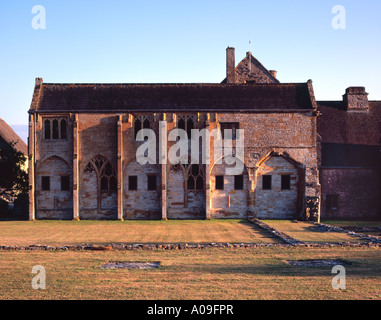 Muchelney Abbey Somerset Banque D'Images