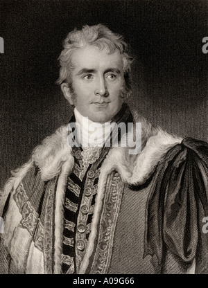 William Pitt Amherst, comte Amherst d'Arracan, 1773 - 1857. Diplomate britannique et administrateur colonial. Gouverneur général de l'Inde. Banque D'Images